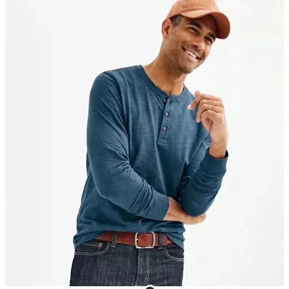 Goodfellow & Co. Long Sleeve Henley Shirt